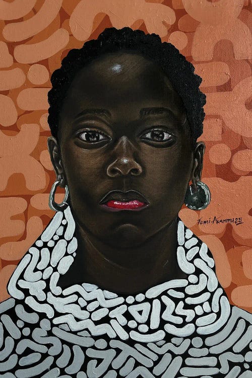 Mixed Feelings III by Oluwafemi Akanmu wall art