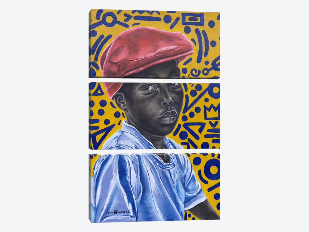 Focus by Oluwafemi Akanmu 3-piece Canvas Art