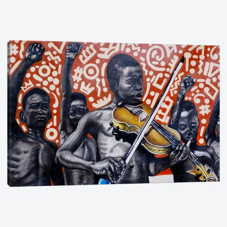 Liberty (Song Freedom) Canvas Print #OLA7} by Oluwafemi Akanmu Canvas Art Print