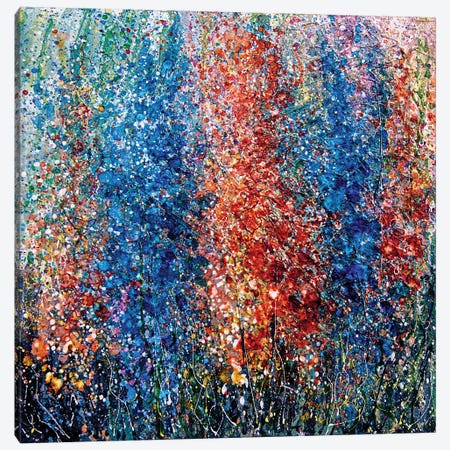 Eternal Spring Abstract Painting Canvas Print #OLE100} by OLena Art Canvas Wall Art