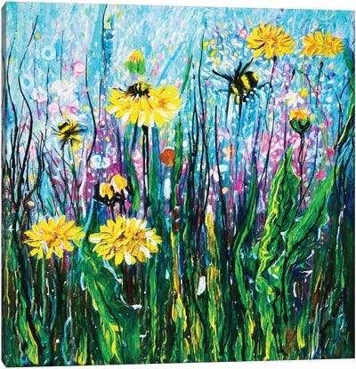 Summer Blooms  Canvas Art Print - OLena art
