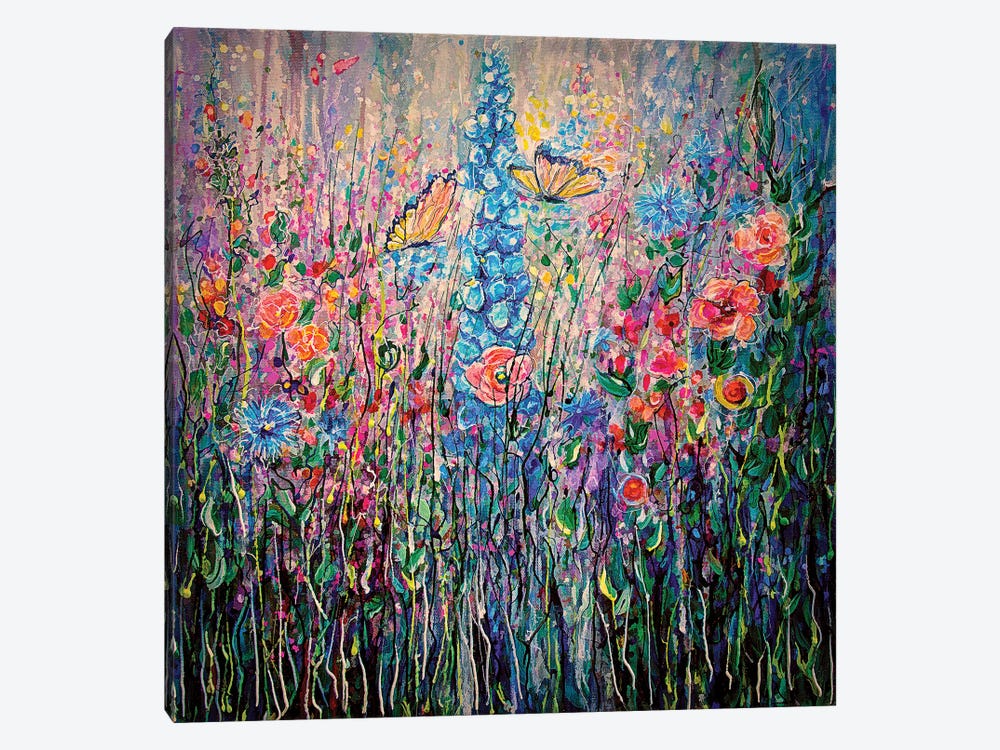 Wildflowers by OLena Art 1-piece Canvas Art