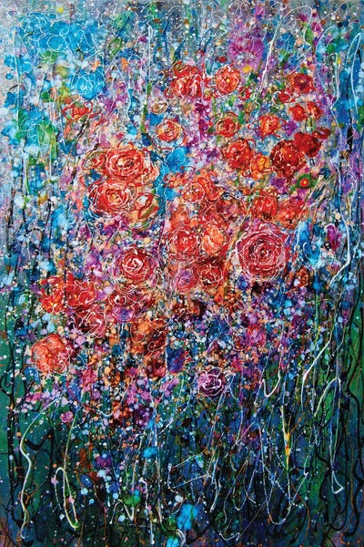 Climbing Roses Abstract