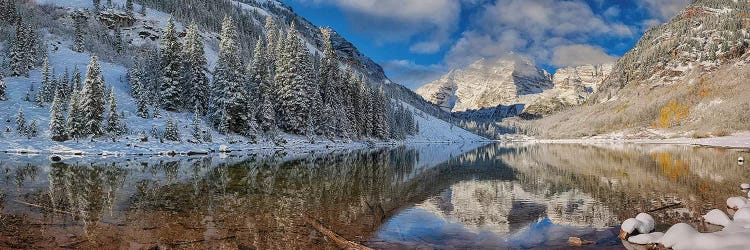 Maroon Bells In Winter