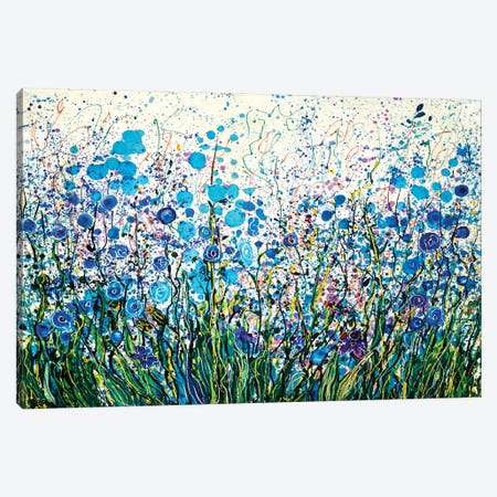 Mid Summer Meadow Flowers Canvas Print #OLE115} by OLena Art Canvas Artwork