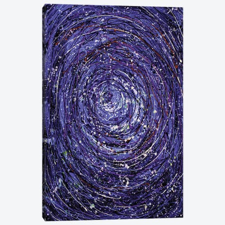 Abstract Star Trails Pollock Inspired Painting Canvas Print #OLE119} by OLena Art Canvas Art Print