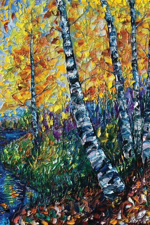 Colorado Landscape Painting by OLena Art wall art