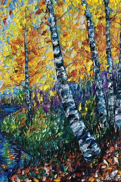 Nature Close-Ups: Colorado Landscape Painting by OLena Art