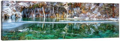 A Serene Chill - Hanging Lake Colorado Canvas Art Print - OLena art