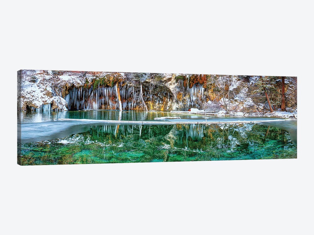 A Serene Chill - Hanging Lake Colorado by OLena Art 1-piece Canvas Art Print