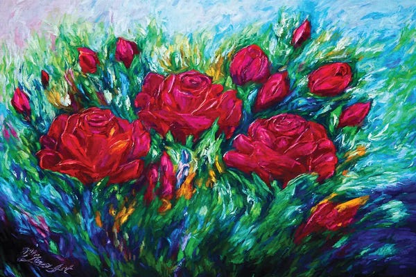 OLena Art: Red Roses by OLena Art