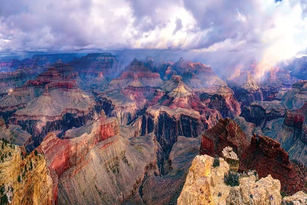 Grand Canyon National Park: World Of Wonders by OLena Art