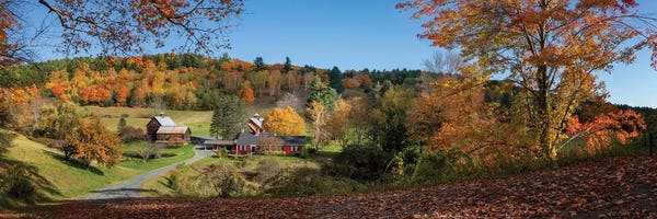 OLena Art: Sleepy Hollow Farm Vermont Panorama by OLena Art