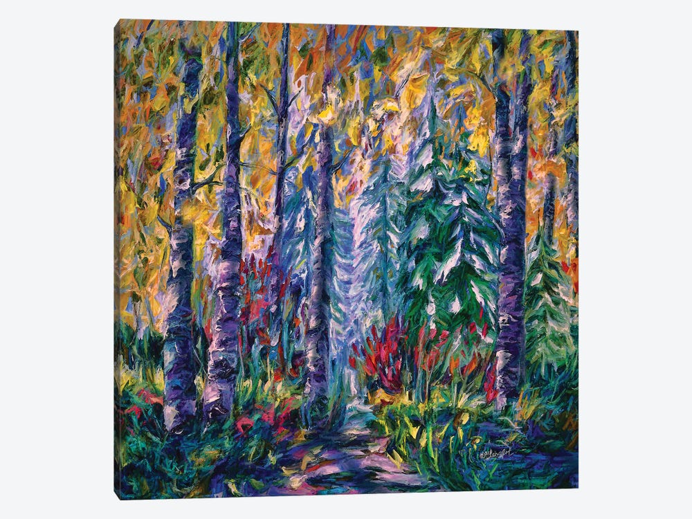 Deep In The Woods by OLena Art 1-piece Canvas Print