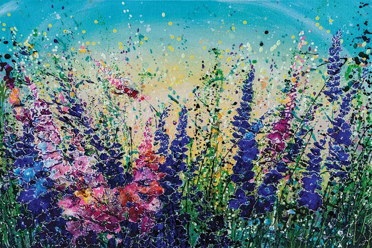 Mile High Wildflowers by OLena Art wall art