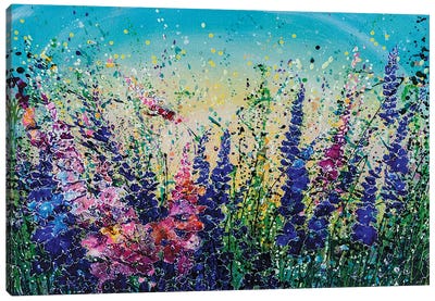 Mile High Wildflowers Canvas Art Print - OLena art