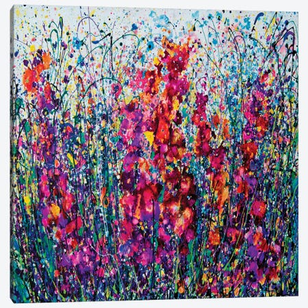 The Breath Of Summer Square Canvas Print #OLE189} by OLena Art Canvas Wall Art