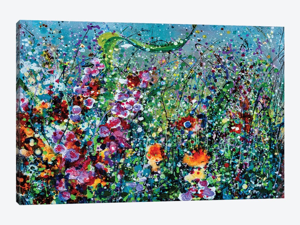 Whimsical Spring by OLena Art 1-piece Canvas Artwork