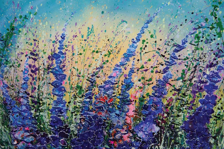 Love Blue Summer Skies by OLena Art wall art
