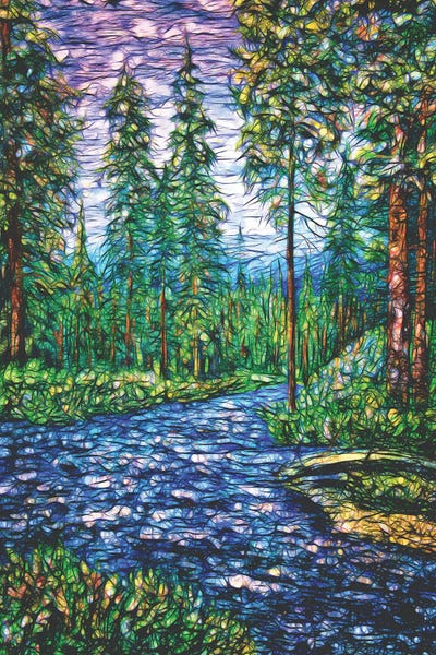 Rivers, Creeks & Streams: Summer Time Magic II by OLena Art