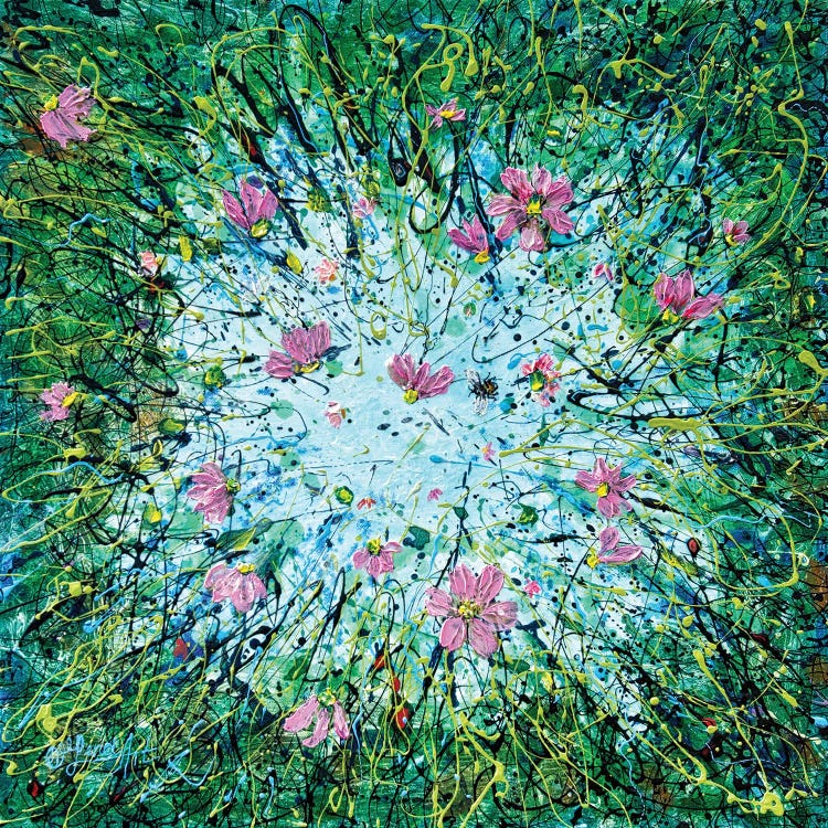 Cosmos Against The Sky by OLena Art wall art