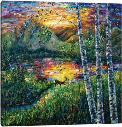 Sleeping Meadow - Colorado Canvas Art Print - OLena art