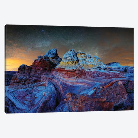Deep Twilight At White Pocket Arizona Canvas Print #OLE234} by OLena Art Canvas Art Print