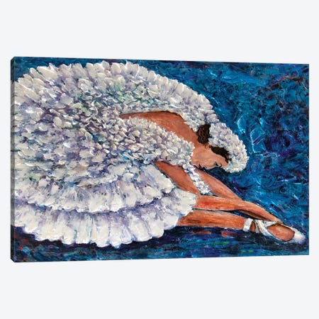 Dying Swan Dancer Anna Pavlova Canvas Print #OLE238} by OLena Art Canvas Art