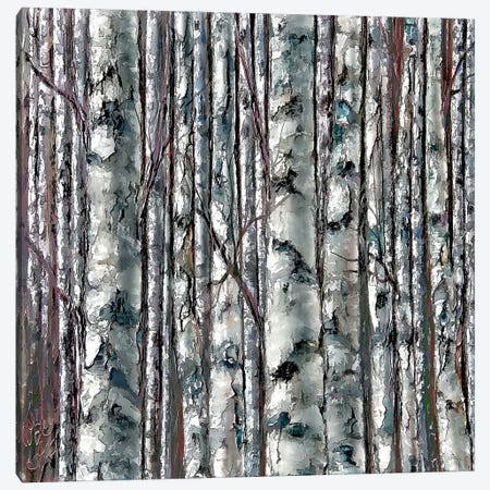 Enchanted Forest Monochromatic Painting Canvas Print #OLE244} by OLena Art Canvas Artwork