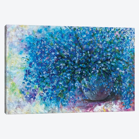 Forget Me Nots Canvas Print #OLE24} by OLena Art Canvas Art