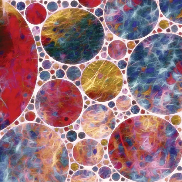 OLena Art: Geometric Abstract Painting by OLena Art