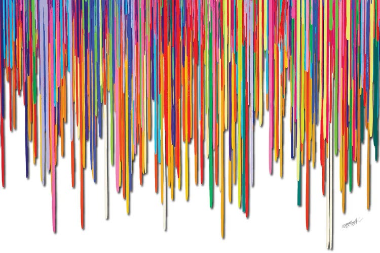 Abstract Splatter Delight Graphic Art by OLena Art wall art