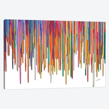 Abstract Splatter Delight Graphic Art Canvas Print #OLE266} by OLena Art Canvas Artwork