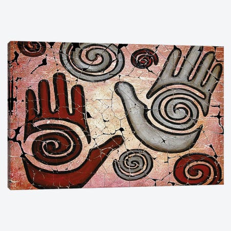 Healing Hands Fresco Canvas Print #OLE26} by OLena Art Canvas Wall Art