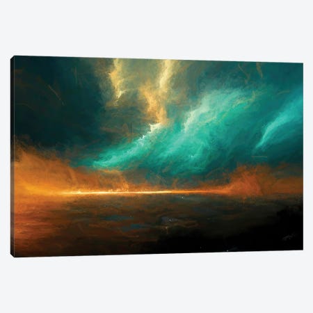 A Storm To Go Abstract Canvas Print #OLE292} by OLena Art Canvas Artwork