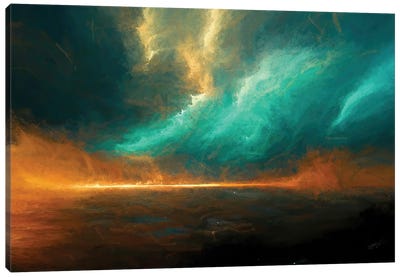 A Storm To Go Abstract Canvas Art Print - OLena art