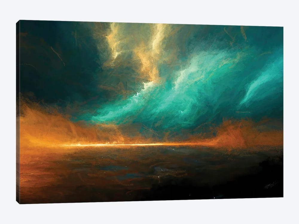 A Storm To Go Abstract by OLena Art 1-piece Art Print