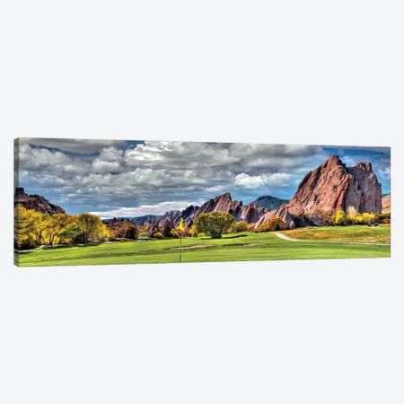Fall Season At Roxborough Arrowhead Golf Club In Littleton, Colorado Canvas Print #OLE301} by OLena Art Canvas Wall Art