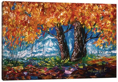 Impressionist Tree Canvas Art Print - OLena art