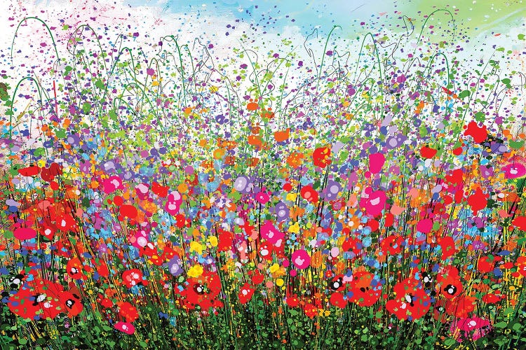 Celebration Of Spring Wildflowers. A Tribute To Countryside Meadows