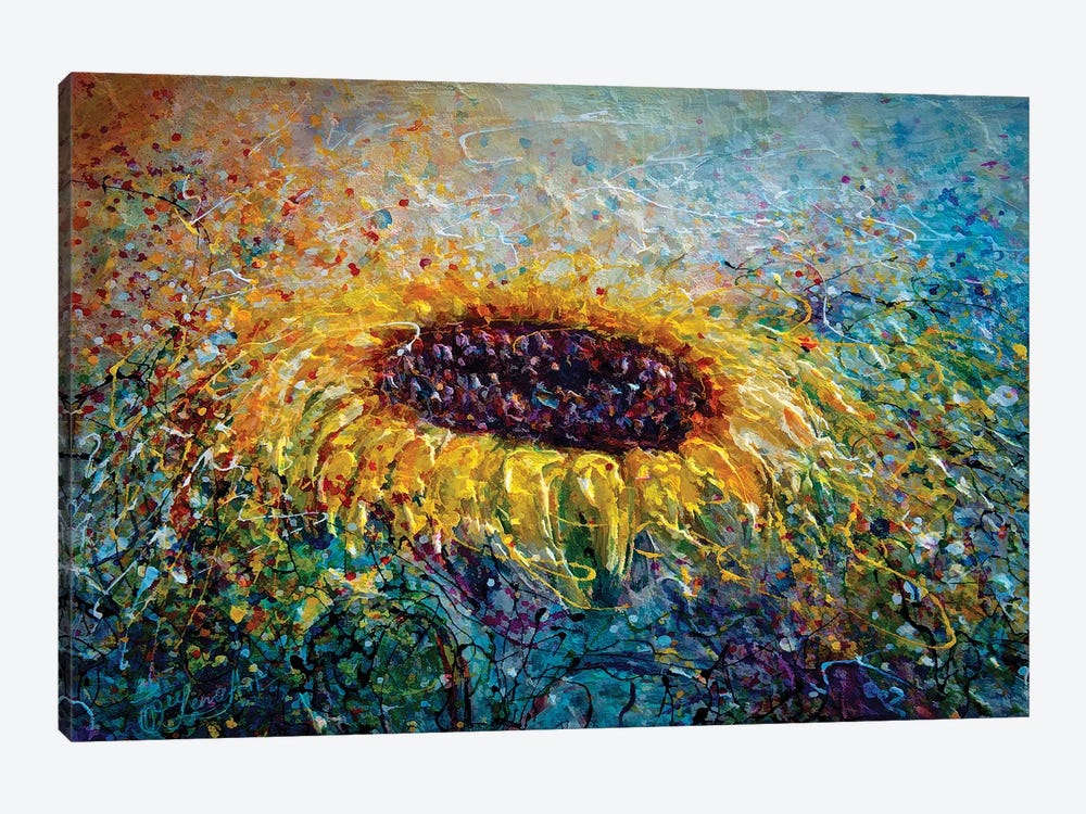 In The Swirls Of Sunshine by OLena Art 1-piece Canvas Art Print