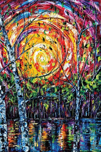 In The Vortex Of Nature by OLena Art canvas print