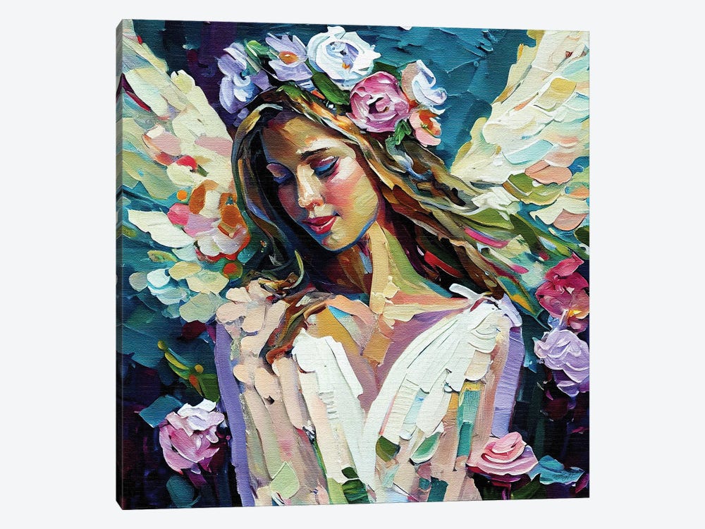 The Angel Of Assurance That Prayers Have Been Answered by OLena Art 1-piece Canvas Wall Art