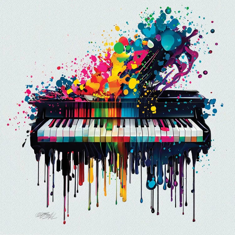 Color Of Music, Piano Square Design