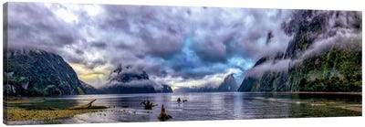 The Milford Sound Fiord. New Zealand's Fiordland National Park Canvas Art Print