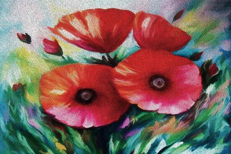 Spring Fiery Delight by OLena Art wall art