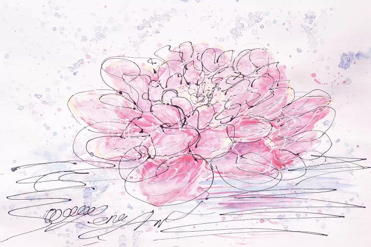 Lotus by OLena Art wall art