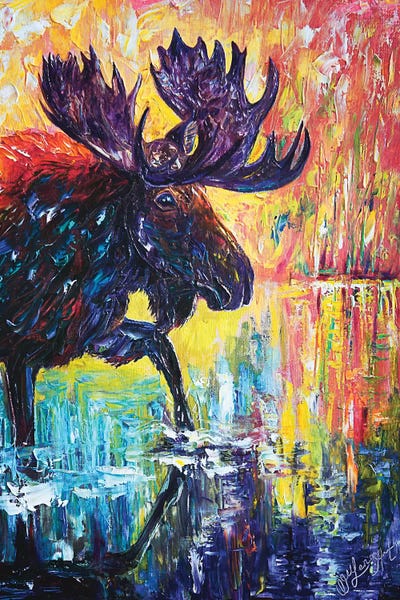 Moose: Moose by OLena Art