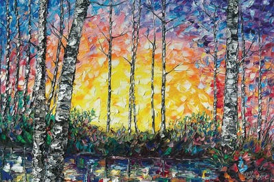 Morning Breaks by OLena Art canvas print