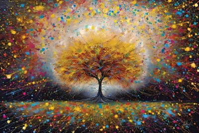 Tree Of Stability In Colors Of The Universe by OLena Art multi panel art